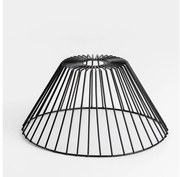 Abajur universal CURITIBA, diametru 30 cm, negru