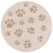Covor pentru copii bej ø133 cm Paws Light Beige – FD
