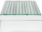 Cutie de bijuterii din sticla Elegant Silber 16x16 cm