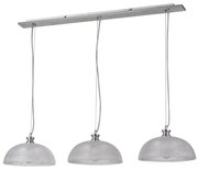 Lustra cu 3 pendule design clasic PETRINA crom satin 5460 RX