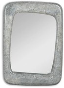 STONES Oglindă de perete (90 x 65 cm)H. 3.5cm | Aosom Romania