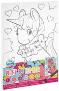 TABLOU PICTURA PE NUMERE - UNICORN - GRAFIX (150065)