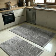 Set 2 Covoare bucatarie Soft antiderapante, 60x80 cm + 60x120 cm, CBU405