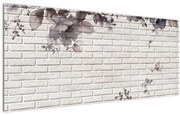 Tablou cu perete și buchet (120x50 cm)