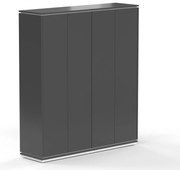 Dulap înalt Creator 162,8 x 44,5 x 185,9 cm, alb / antracit
