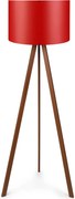 Lampadar AYD-1573, rosu/nuc, 20x38x140 cm