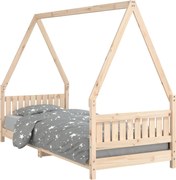 vidaXL Cadru de pat pentru copii, 80x200 cm, lemn masiv de pin