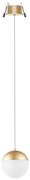 Pendul LED incastrabil design minimalist, KILDA auriu MA-8437