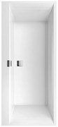Cada dreptunghiulara, Villeroy &amp; Boch Squaro Edge 12, compozit Quaryl, 180x80cm, Alb Alpin, UBQ180SQE2DV-01