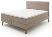 Pat boxspring bej 160x200 cm Stockholm – Meise Möbel