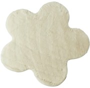 Covor Flower Ivory, diametru 90 cm