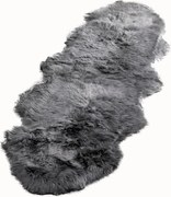 Blană de oaie Native Natural Double, 60 x 240 cm, gri
