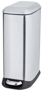 Coș de gunoi argintiu cu pedală din oțel inoxidabil 20 l Design – Wenko