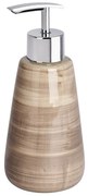 Dozator săpun Wenko Pottery, maro