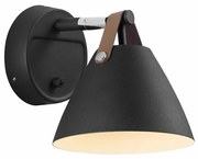 Aplica de perete design nordic STRAP 15 neagra 84291003 DFTP