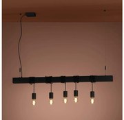 Lustră pe cablu Eglo 39937 TOWNSHEND-B 5xE27/40W/230V negru