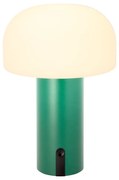 Veioză albă-verde LED (înălțime 22,5 cm) Styles – Villa Collection