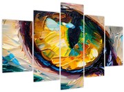 Tablou - Ochi de pisică Pictură (150x105 cm)