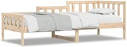 vidaXL Pat de zi fără saltea, 80x200 cm, lemn masiv pin