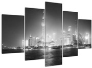 Tablou cu zgârăie nori moderene (150x105 cm)