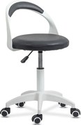 Scaun de birou operativ din piele eco OFF 1021 gri