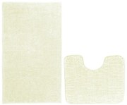 Restilo Set de covorașe baie Bati alb, 2 buc 50 x 80 cm, 40 x 50 cm