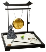 Set de relaxare cu o figură de Buddha ZEN GARDEN, 26 x 26 x 26 cm