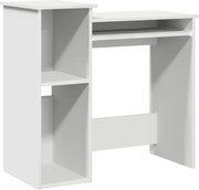 vidaXL Birou cu rafturi, alb, 84x40x78 cm, PAL