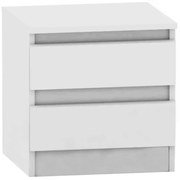 Noptieră HANY NEW 002, albă