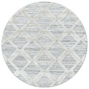 Covor gri deschis rotund ø 120 cm Pisa – Ayyildiz Carpets