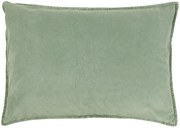 IB Laursen Husa de perna din catifea Culoare verde, MISTY JADE 72x52 cm