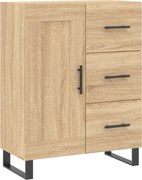 vidaXL Servantă, stejar sonoma, 69,5x34x90 cm, lemn compozit