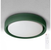 Brilagi - Lampă LED dimabilă MATTEO LED/48W/230V 3000-6500K Ø41 cm verde + telecomandă