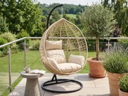OFERTA Scaun suspendat KOKON cu suport, bej II. calitate