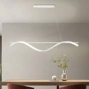 Lustra suspendata cu telecomanda 30w, White