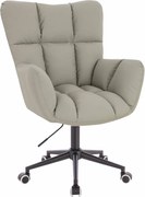 HR650K Scaun Culoare in Piele Ecologica Premium Soft cu Bază Neagră