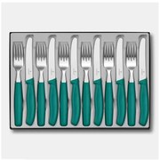 Victorinox - Set de tacâmuri SWISS CLASSIC, 12 piese, turcoaz