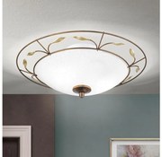 Plafonieră Orion DL 7-338/2 LUCA 2xE14/40W/230V d. 40 cm bronz/patină