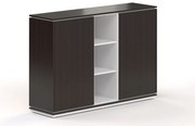 Dulap mediu Creator 162,8 x 44,5 x 115,5 cm, alb / wenge