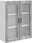 vidaXL Dulap de bucătărie Kalmar Gri Sonoma 80 x 31 x 100 cm