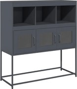 vidaXL Dulap, antracit, 100,5x39x107 cm, oțel laminat la rece