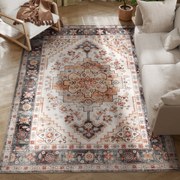 HOMCOM Covor cu Fir Scurt Boem Antiderapant și Lavabil 230x160 cm Maro | Aosom Romania