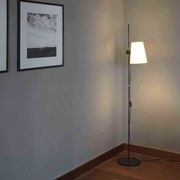 Lampa de podea moderna design elegant LUPE negru/bej