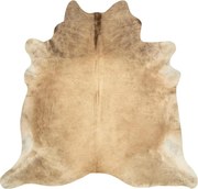 vidaXL Covor, bej, 180x220 cm, piele naturală de vacă