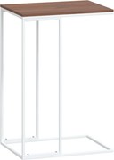 vidaXL Masă laterală, alb, 40x30x59 cm, lemn compozit