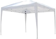 Foișor de grădină 3x3m pliabil Alb