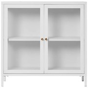 Vitrină albă din metal 80x80 cm Dalby – House Nordic