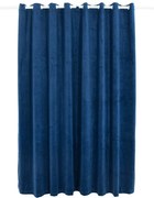 vidaXL Draperie opacă albastru închis 290x245cm catifea inele metalice