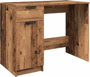 vidaXL Birou, lemn vechi, 100x50x75 cm, lemn prelucrat