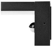 Aplica LED de exterior cu senzor, 9W, 230V, 4000K, IP44, neagră